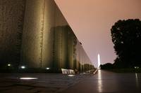Vietnam Memorial at Night