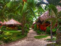 Native Huts on Boracay Island HDR