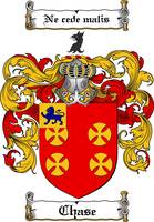 CHASE FAMILY CREST -  CHASE COAT OF ARMS