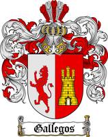 GALLEGOS FAMILY CREST - COAT OF ARMS
