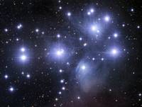 GEN100018S: Open cluster known as The Pleiades.