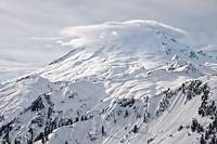 Mount Baker Snowscape, Lenticular Cloud