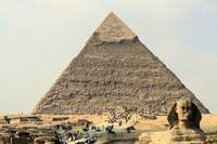 Giza pyramids and Sphinx 5