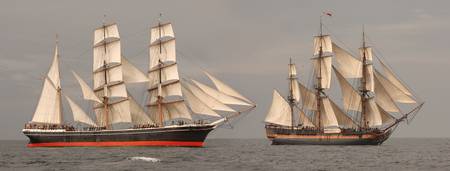 Two Tall Ships