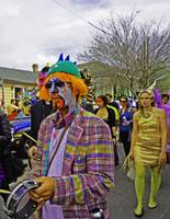 Serious Clown, Mardi Gras Day, New Orleans