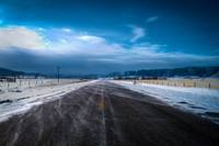 HDR Colorado Road Winter 4
