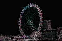 London Eye digital art