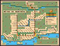 Montreal Metro Map In Mario 3 Style