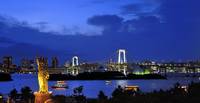 Tokyo And Rainbow Bridge, Magic Hour