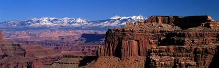 La Sal Mountains seen from Canyonlands National P