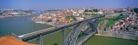 Rio Douro and Ponte de Dom Luis I Portugal