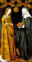 Lucas Cranach the Elder - Saints Christina and Ott
