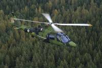 Agusta Westland A109 helicopter of the Swedish Air