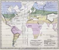 Vintage World Climate Map (1823)
