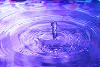 Blue purple drop