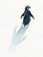 little penguin on a journey