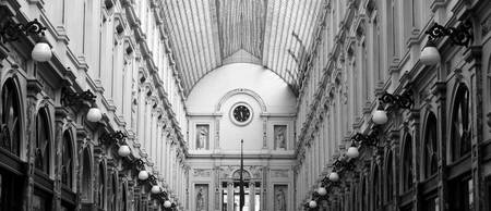 Brussels Shopping Gallery - Black and White