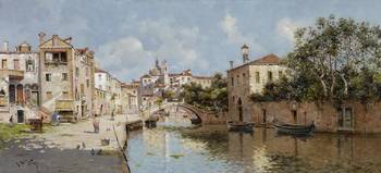 Antonio María Reyna Manescau,  Venetian Canal