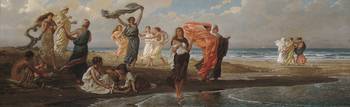 Greek Girls Bathing , Elihu Vedder