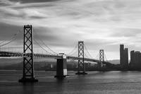 Bay Bridge, San Francisco (B/W)