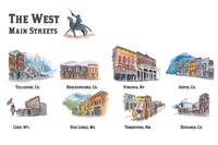USA Wild West Towns Main Streets - Telluride, Brec