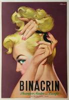 Binacrin Shampoo by Mosca Vintage Poster