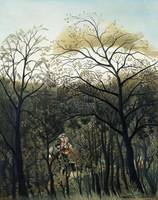 Rendezvous in the Forest by Henri Rousseau