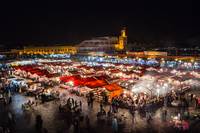 Moroccan Arab market in Marrakech