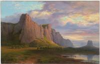 Nicholas Chevalier~Mount Arapiles and the Mitre Ro