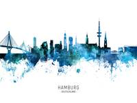 Hamburg Germany Skyline