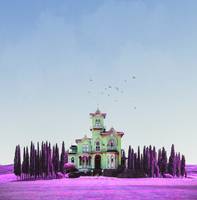 Pink house - Infrared - Purple