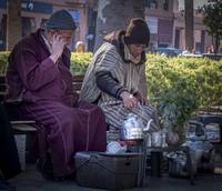 Serving Tea, Marrakech, Morocco