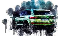 Car 2016 Skoda Visions Concept 2 1 cars watercolor