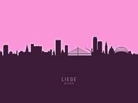 Liege Belgium Skyline
