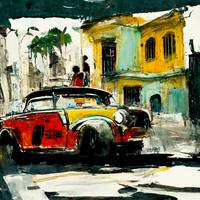 basquiat  havana  cuba  street  scene  people  cla