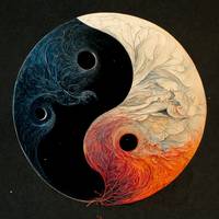 dichotomy  of  ying  and  yang  universe  f5556e66