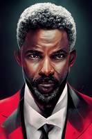 Idris  Elba  Jamie  Fox  Morgan  Freeman  Retro  A