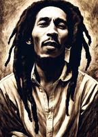 Portrait  Bob  Marley  contrapposto    high  fanta