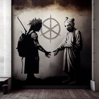 tolerance  of  religion  and  race    banksy  ar