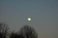 Moonrise over Lower Field