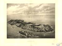 1896 Monhegan, ME Bird's Eye View Panoramic Map