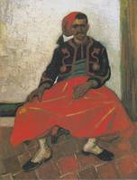 The Zouave, sitting by Van Gogh