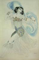 Costume design for Salome in 'Dance of the Seven