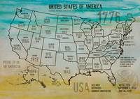 ORL-2988-17 USA Map 1776-17