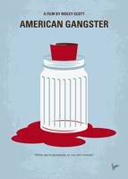 No748 My American Gangster minimal movie poster