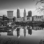 "Cleveland Skyline Reflection B;W by Cody York_2873" by cyorkphoto