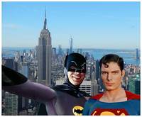 Batman Superman Selfie - NYC