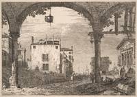 Canaletto~Portico with a Lantern (Le Portique à La