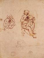 Leonardo da Vinci~Study for the Virgin and Child
