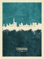 Strasbourg France Skyline